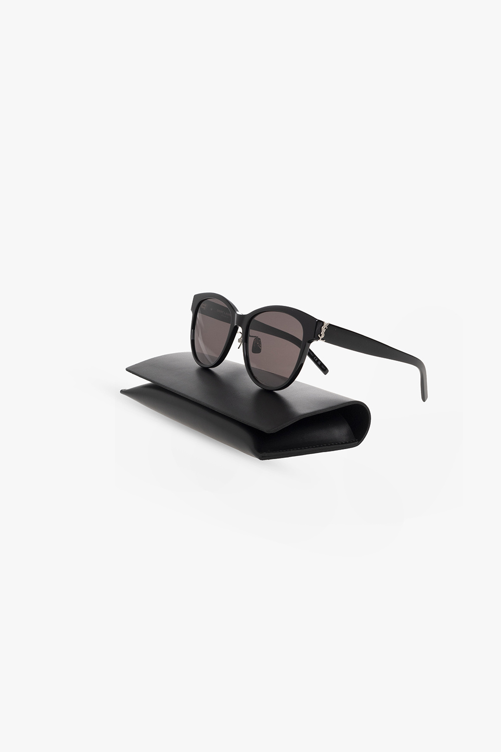★Saint Laurent★ SL M107 K Monogram Sunglasses Black Silver SL M107/K | Saint Laurent | YSL MO